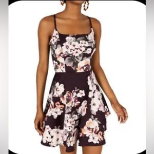 Trixxi Open Back Layered Dress NWT